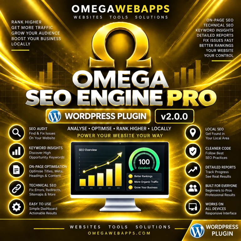 Omega SEO Engine WordPress Plugin